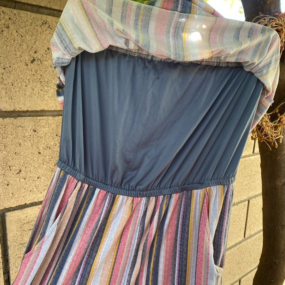 Strapless Multicolor Romper🦋 - Picture 3 of 8